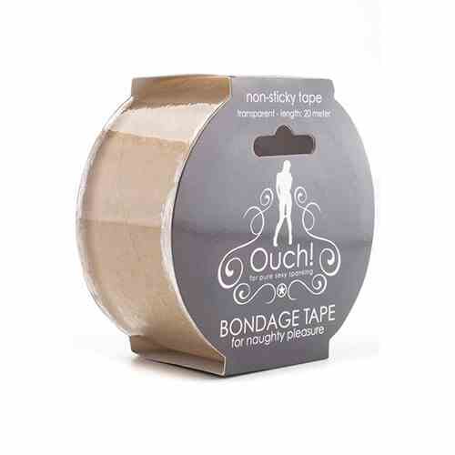 Taśma Bdsm Ouch Nieklejąca 5Cm X 20M Przezroczysta
