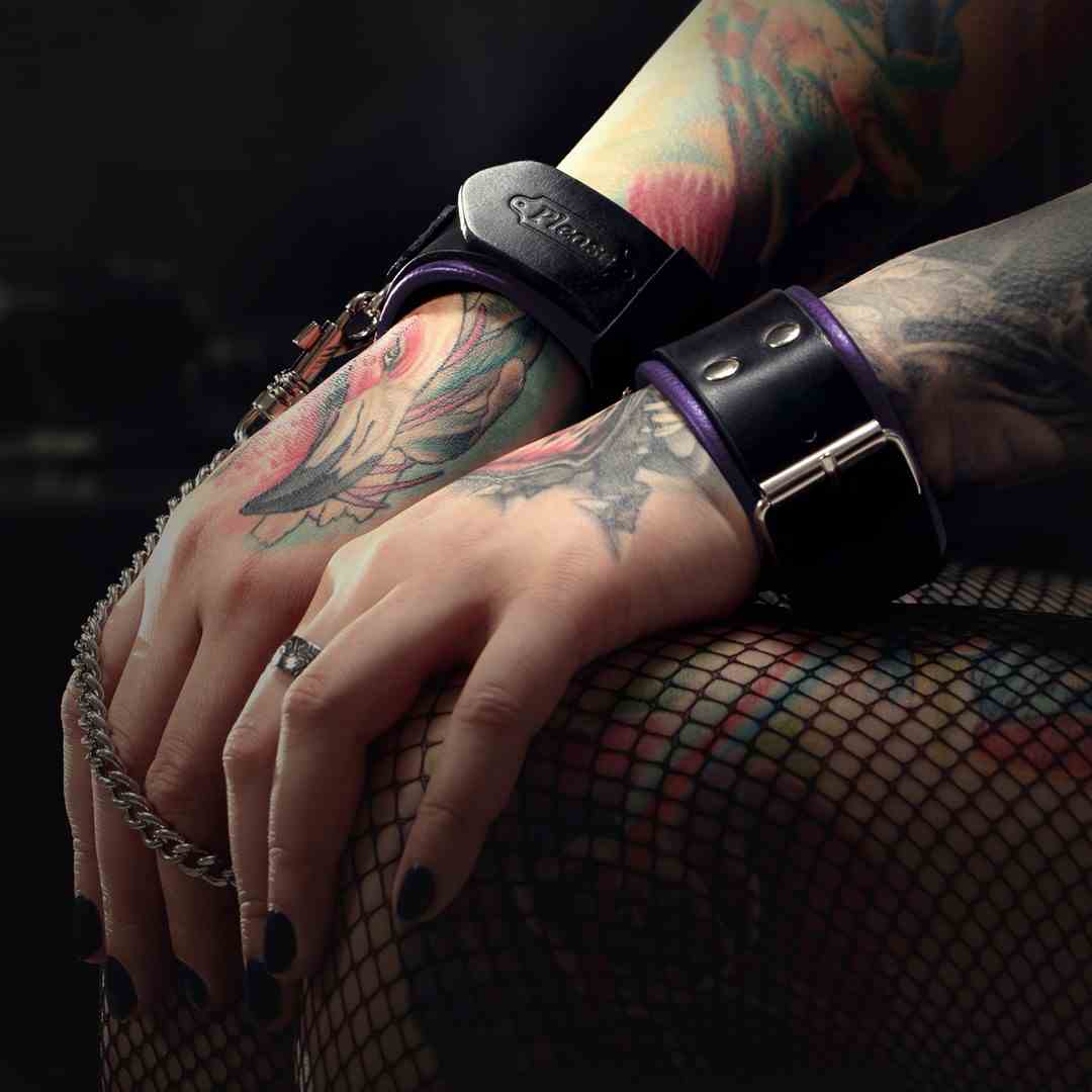 Kajdanki Damskie Skórzane Please Jane