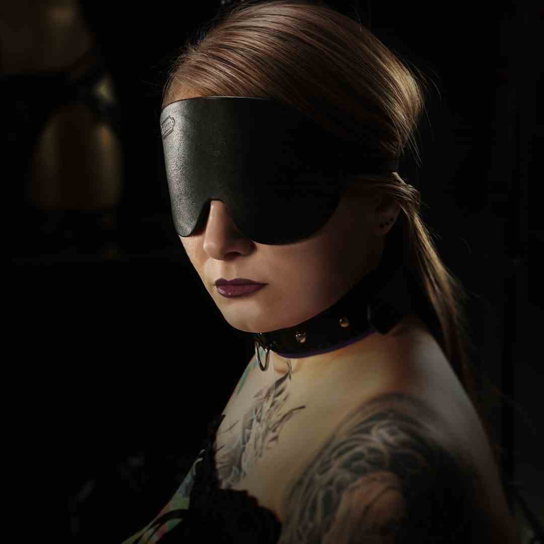 Maska Skórzana Na Oczy Please Alex