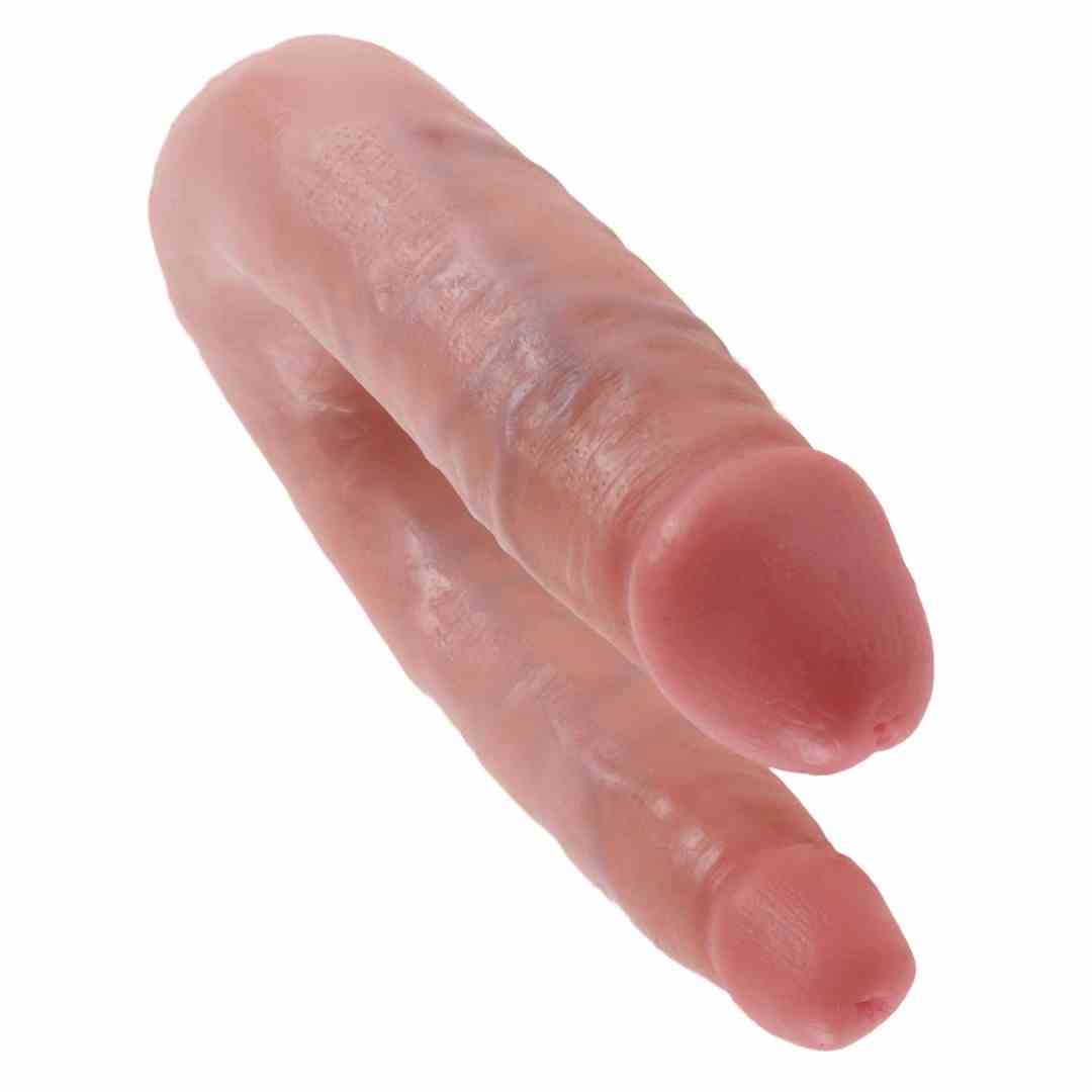 Dildo Dwustronne Double Trouble 13Cm Cieliste