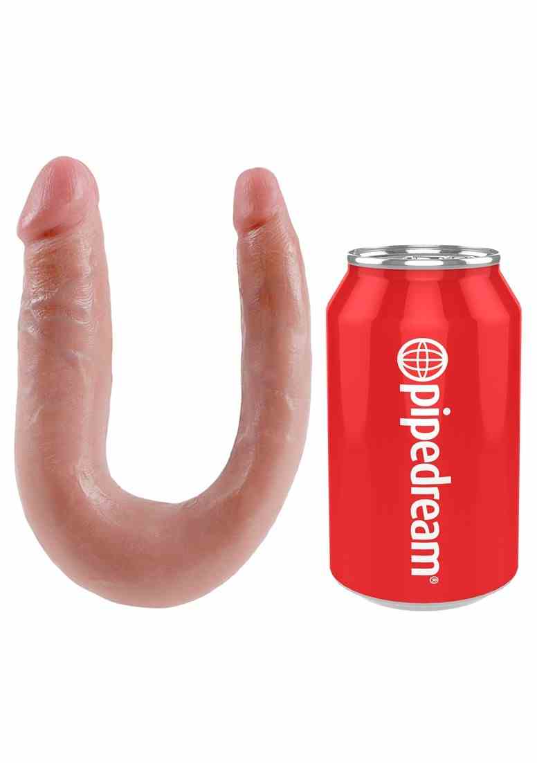 Dildo Dwustronne Double Trouble 13Cm Cieliste