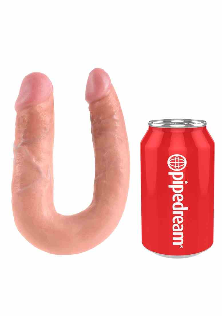 Dildo Dwustronne Double Trouble 14Cm Cieliste