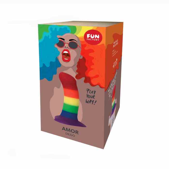 Dildo Fun Factory Amor Rainbow Edition