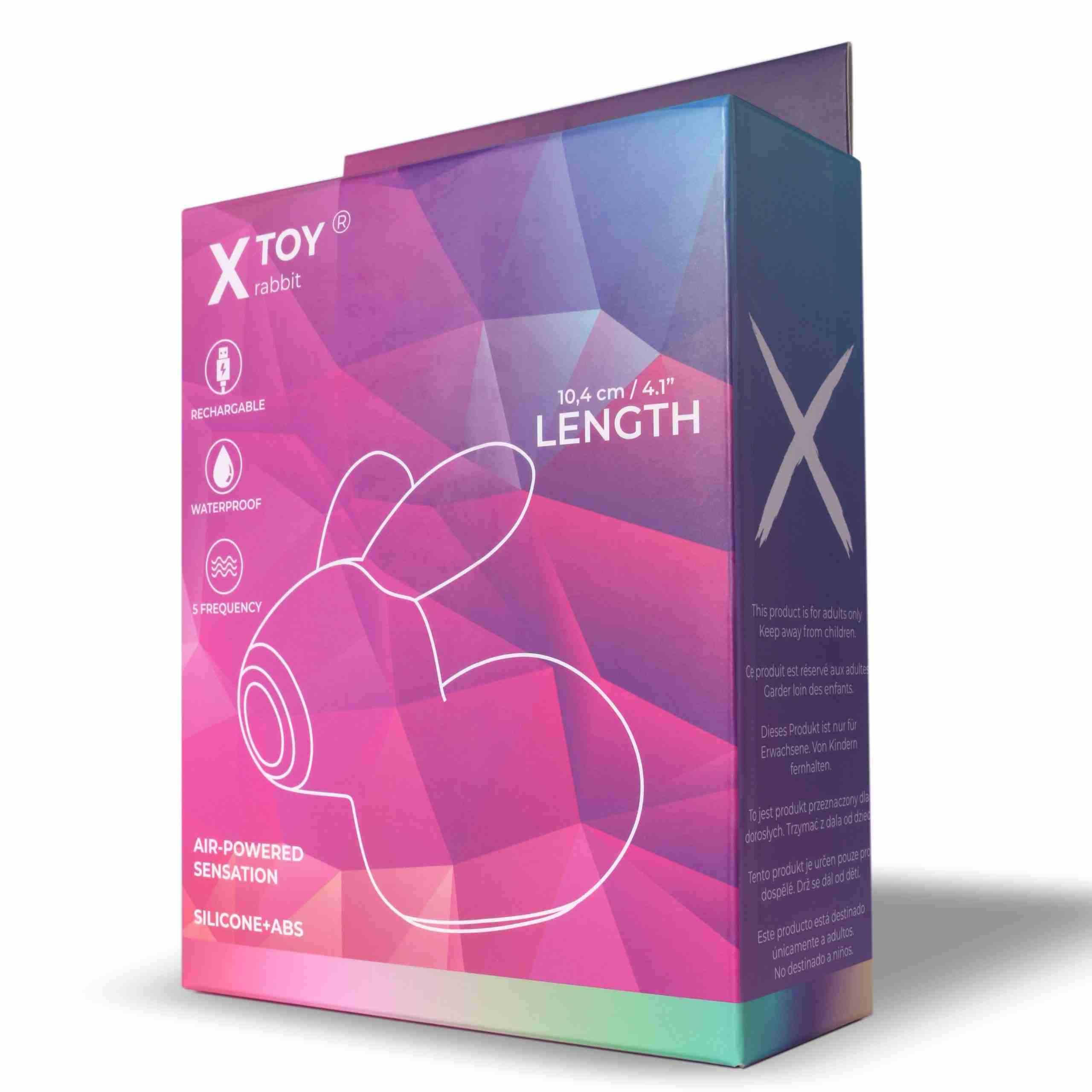 Stymulator Łechtaczki Xtoy Króliczek Różowy Usb