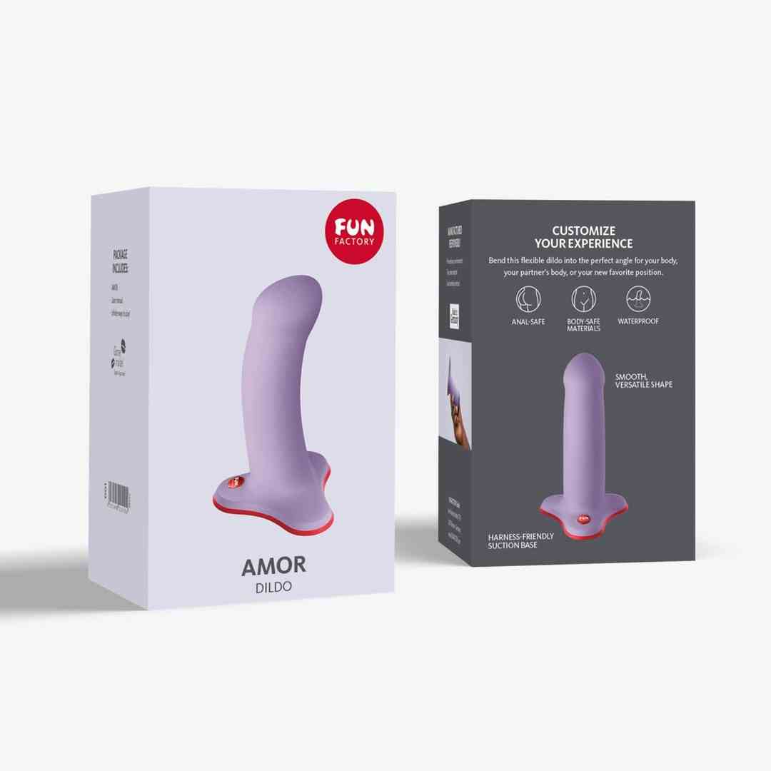 Dildo Fun Factory Amor Czerwono Lawendowe